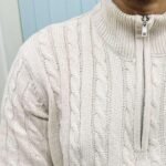 Men's Premium Woolen Sweater | SWT11-Cream - Image 2