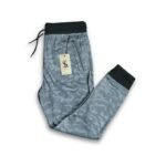 Premium Tricot AOP Trouser | JOG01-Ash