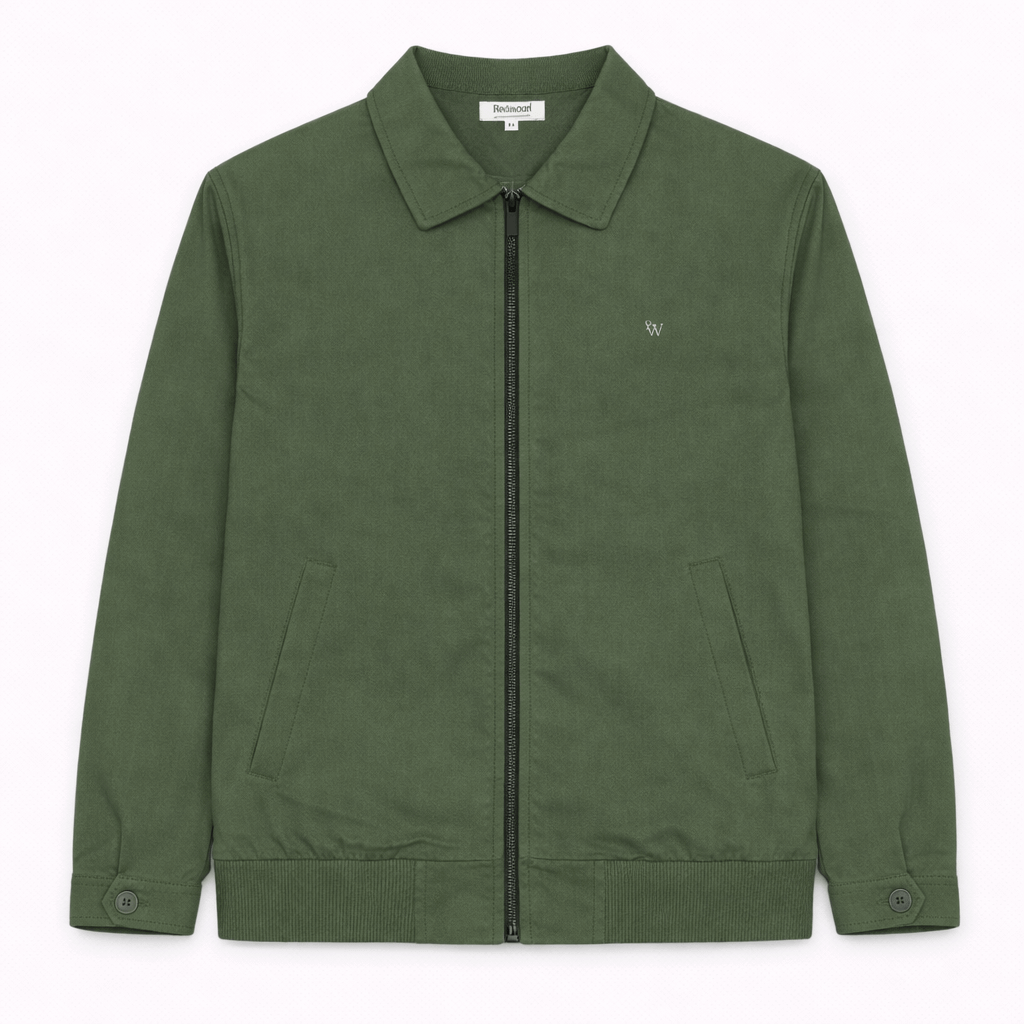 ChatGPT Image Jan 10, 2026, 04_17_23 AM Exported Crew Neck Jacket | JKT05-Green - Image 1