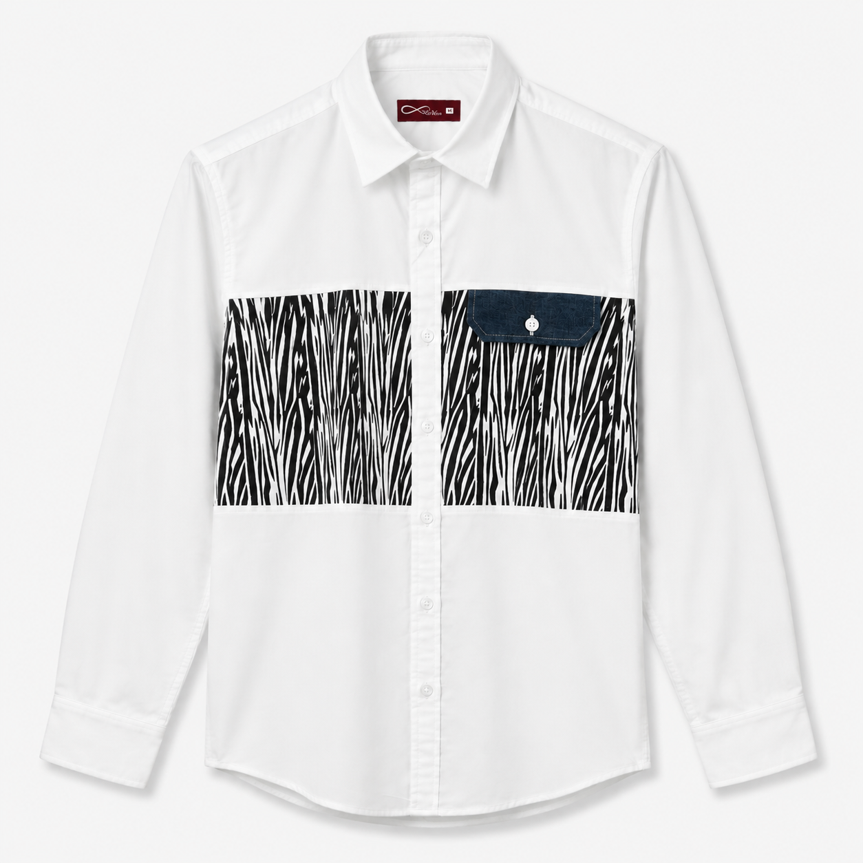 PMS37-White-1 Premium Designer Edition Shirt | PMS37-White - Image 1