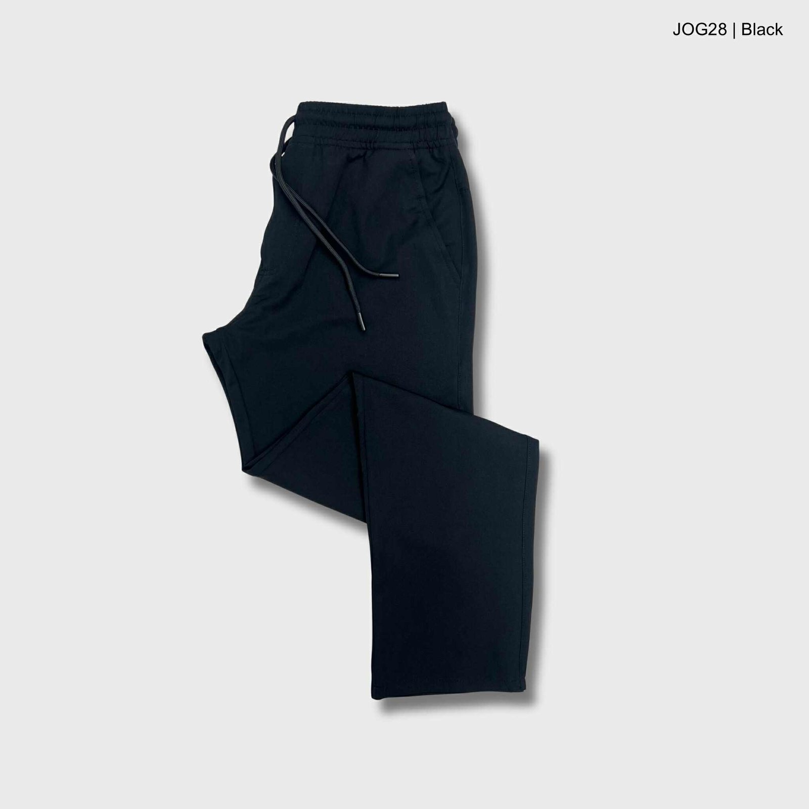 JOG28-Black Premium Solid Trouser | JOG28-Black - Image 1