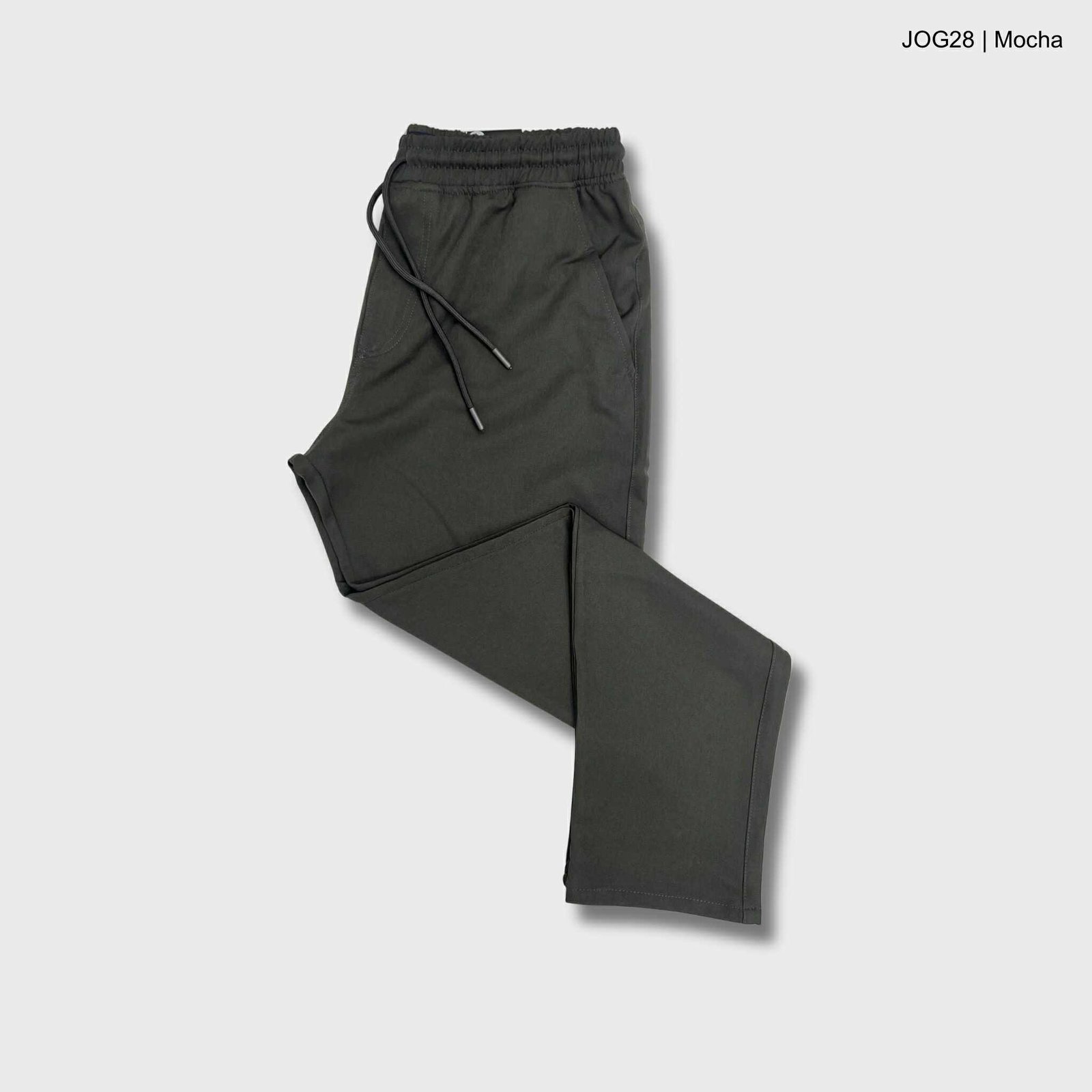 JOG28-Mocha Premium Solid Trouser | JOG28-Mocha - Image 1