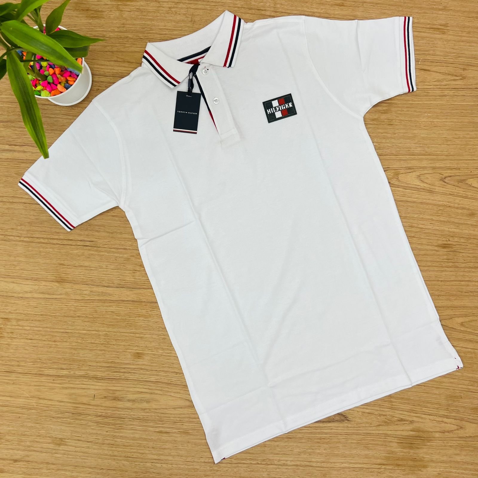 PL49-White Men’s Premium Polo | PL49-White - Image 1