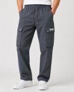 Premium Exported Cargo Trouser | JOG34-Charcoal
