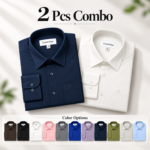 2 Pcs Combo Premium Formal Shirt | PMS39