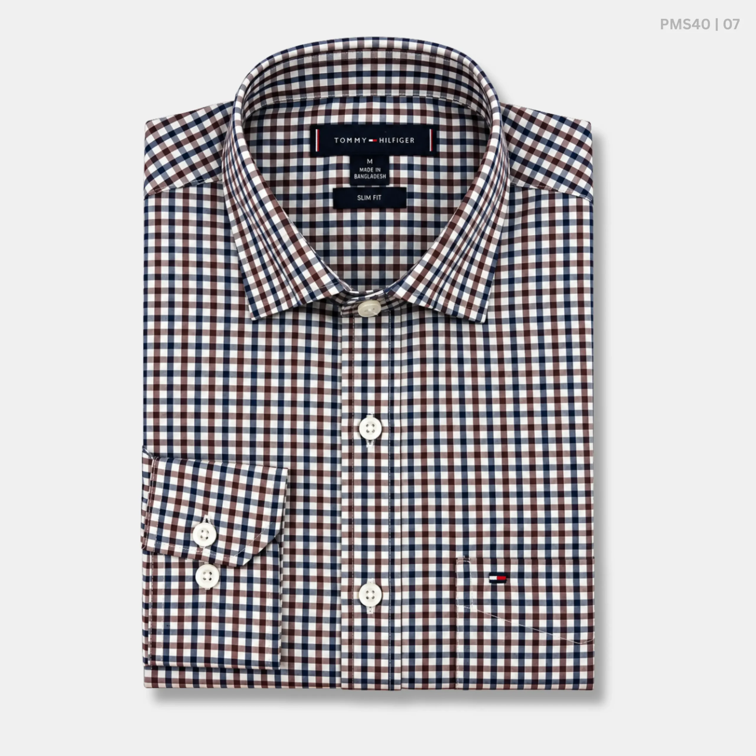IMG_9637 Mens Premium Formal Check Shirt | PMS40-07 (PMS39) - Image 1