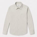 Mens Premium Formal Solid Shirt | PMS39-Silver - Image 3
