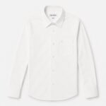 Mens Premium Formal Solid Shirt | PMS39-White - Image 3