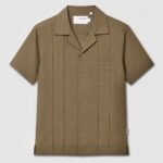 Exported Premium Cuban Shirt | SMS04-Coffee