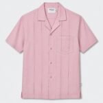 Exported Premium Cuban Shirt | SMS04-Light Pink