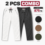 2 Pcs Combo Premium Embossed Trouser | JOG36