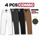 4 Pcs Combo Premium Embossed Trouser | JOG36